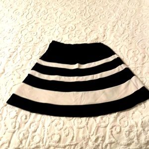 Black and white skirt